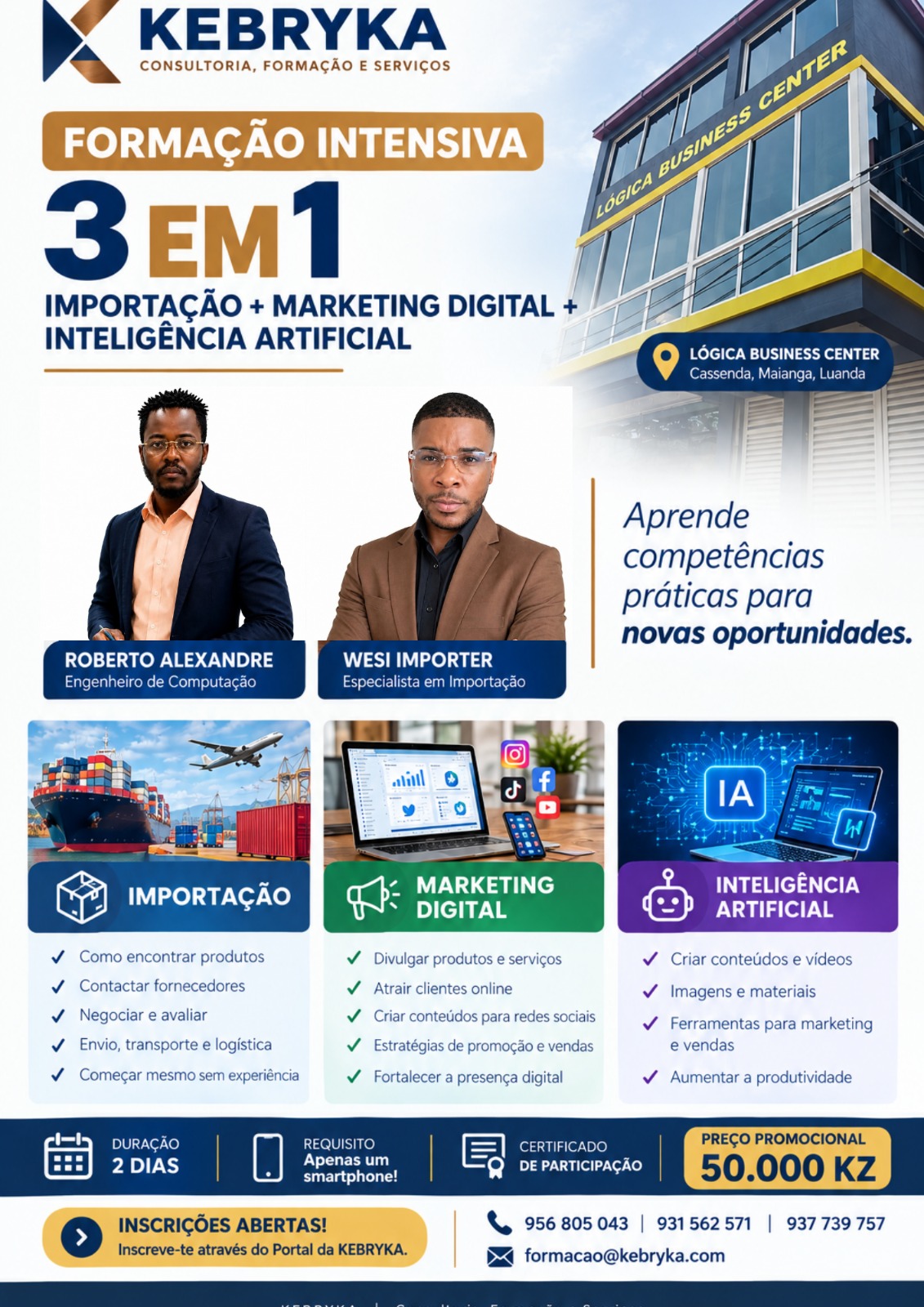 IMPORTAÇÃO + MARKETING DIGITAL + INTELIGÊNCIA ARTIFICIAL