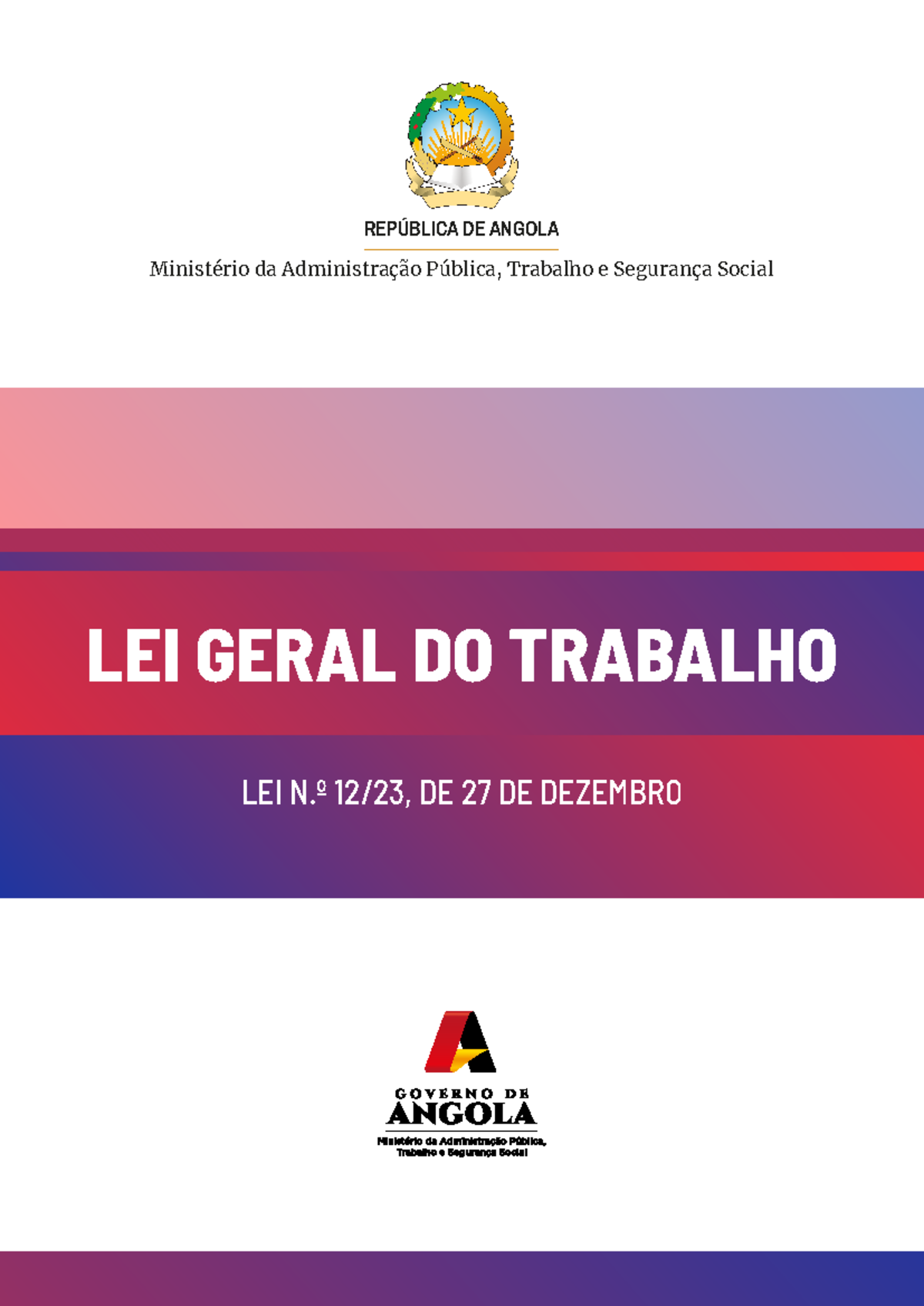 Capa de Lei Geral do Trabalho 12/23