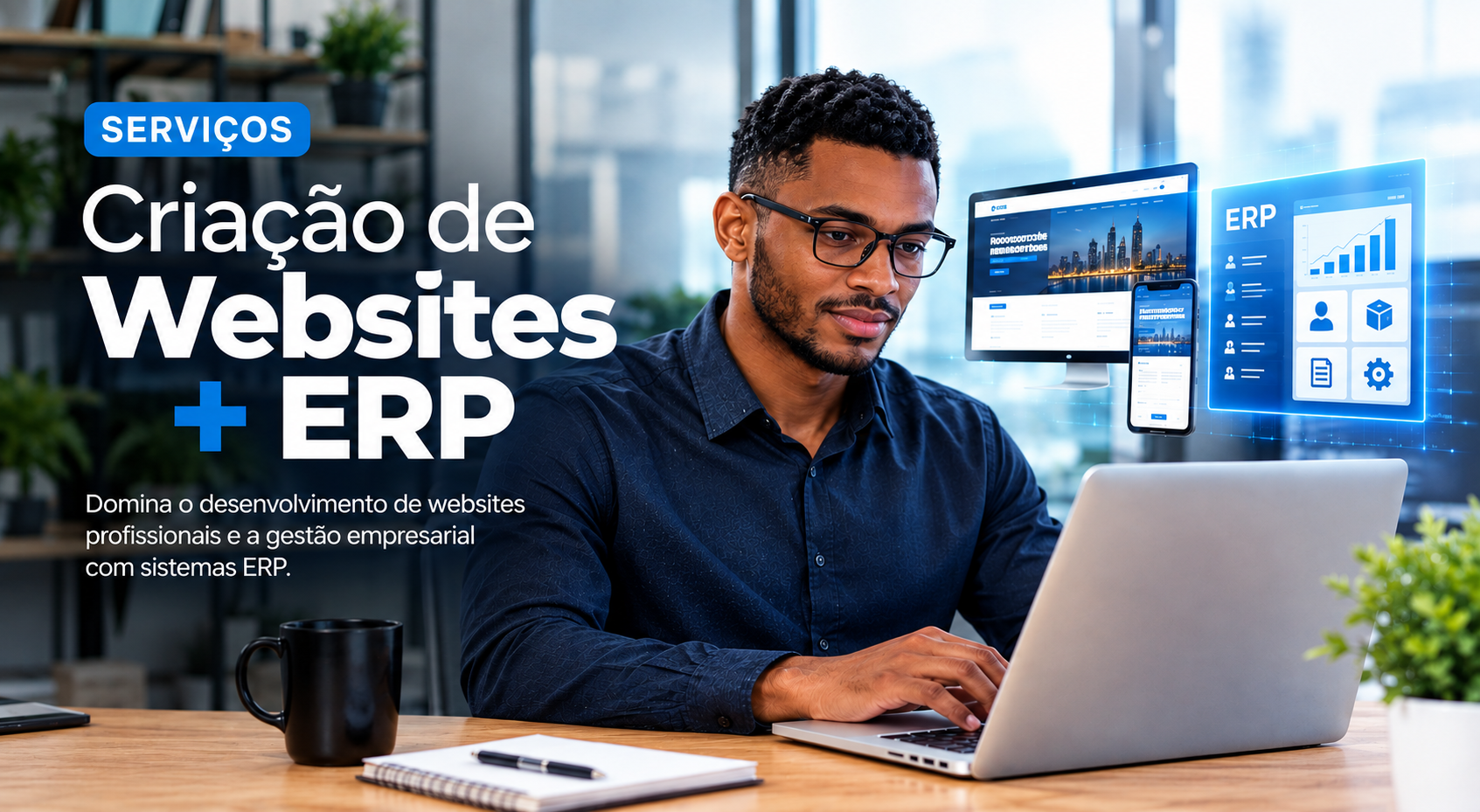 Criação de Websites + Sistemas ERP