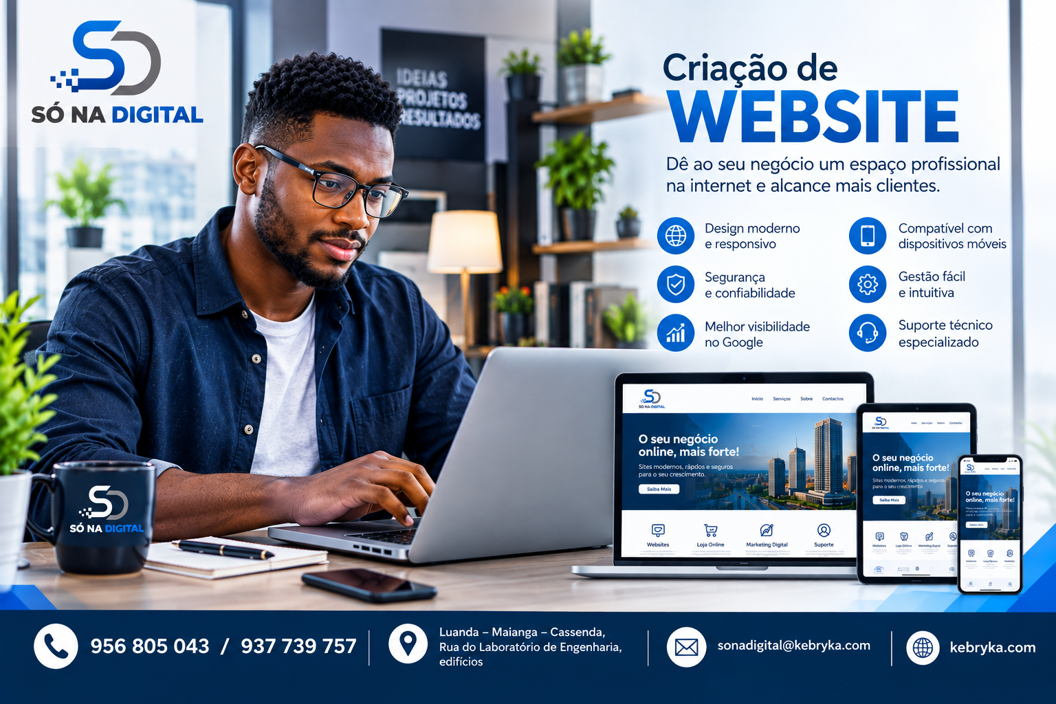Criação de WebSites Profissionais