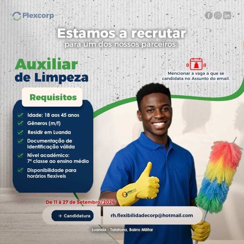 Auxiliar de Limpeza
